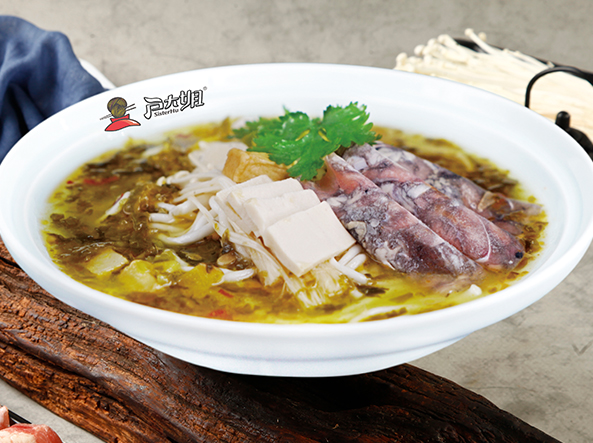 乌鸡酸菜土豆粉